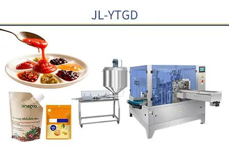 เครื่องบรรจุถุงพร้อมปั๊มลูกสูบ