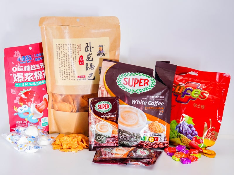 samples of Premade Pouch Packaging