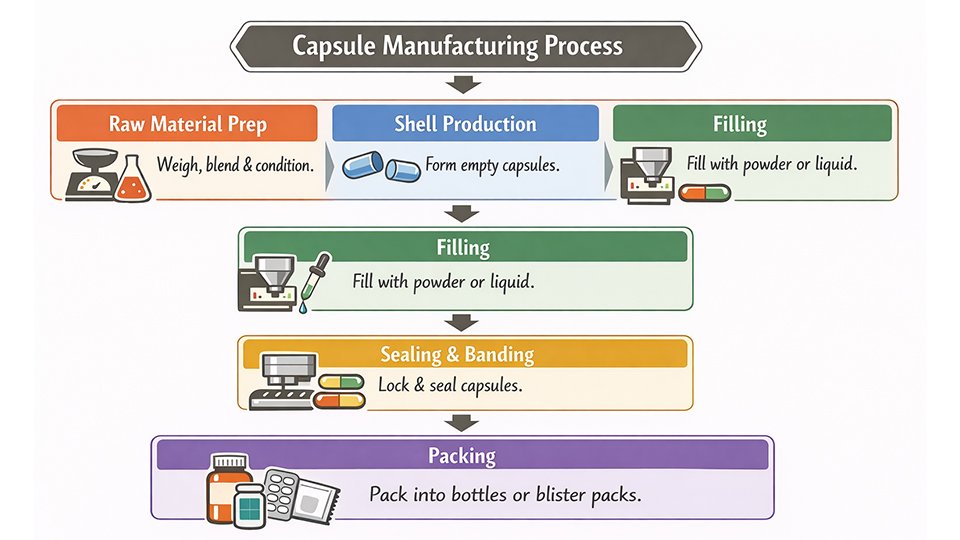 capsule manufacturing process