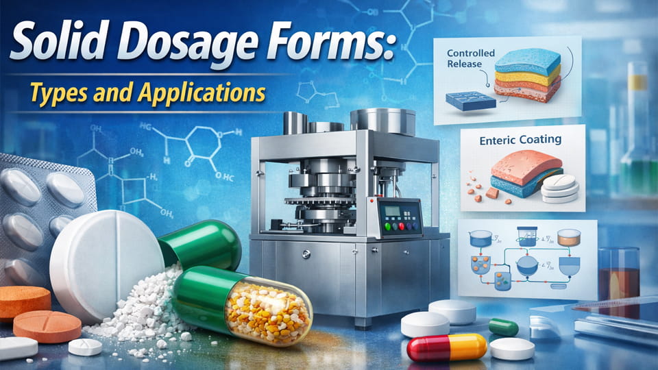 Solid dosage forms-Types Formulation Applications