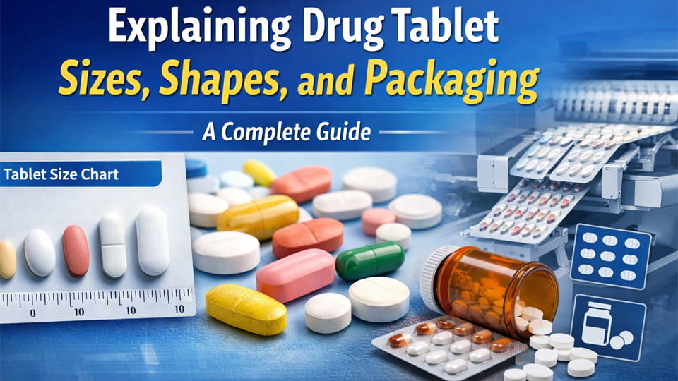 Medicine Tablet Sizes, Shapes, and Packaging