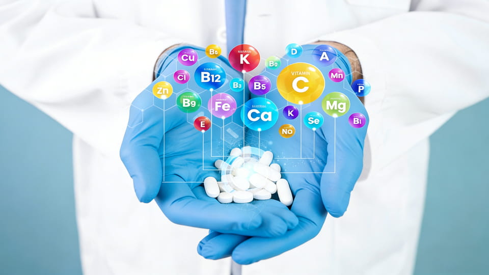 Nutraceutical tablets include vitamins minerals proteins herbs