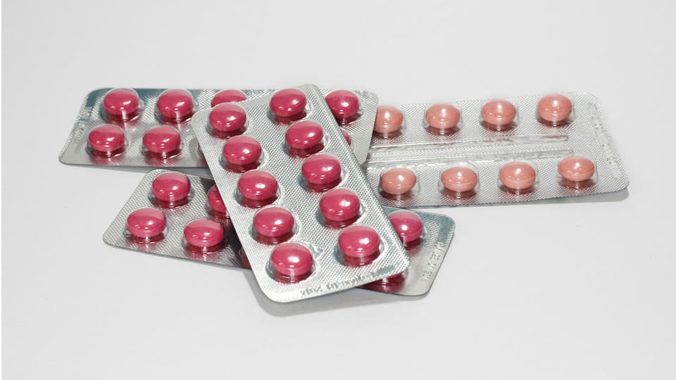 Tablets sealed in blister pack