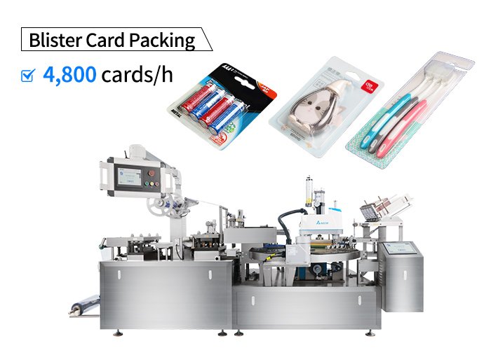 blister card packaging machine