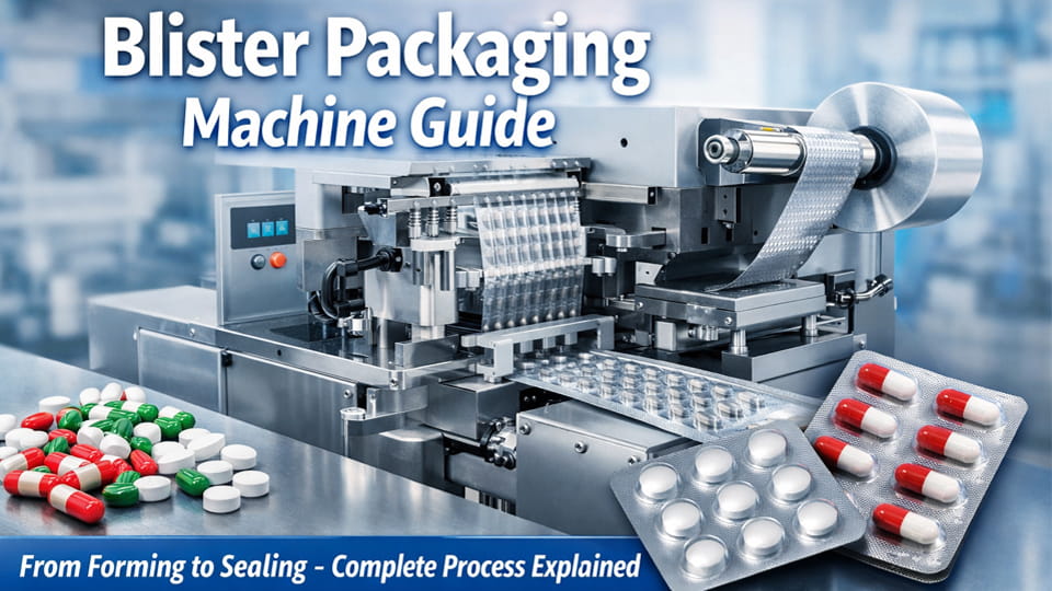 blister packaging machine pharmaceutical tablet capsule packaging process