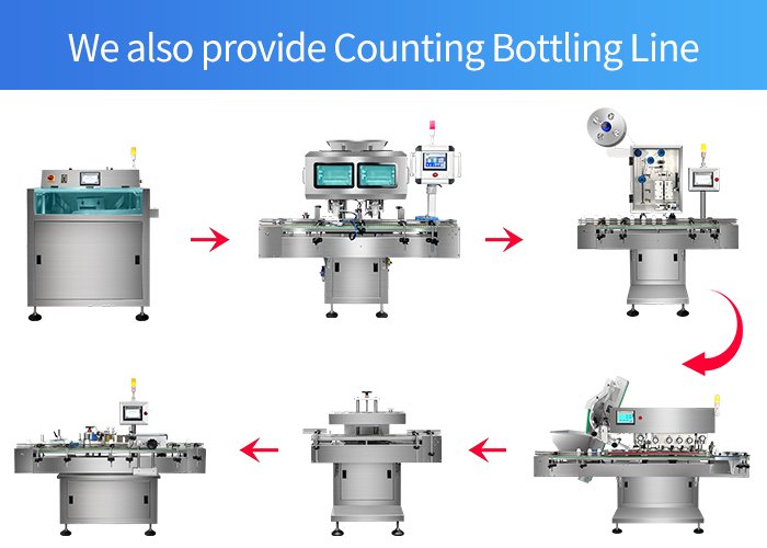 counting bottling line
