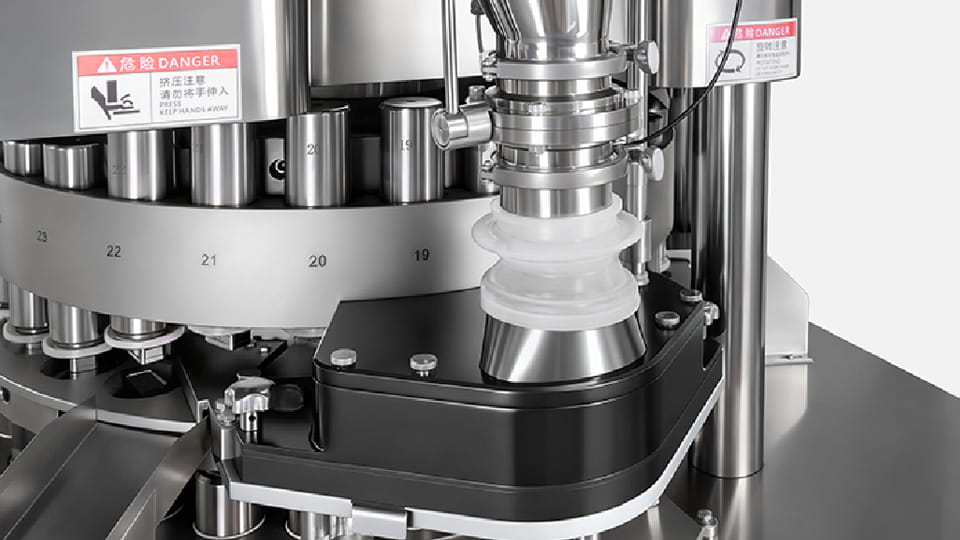 400KN rotary tablet press force-feeding systems