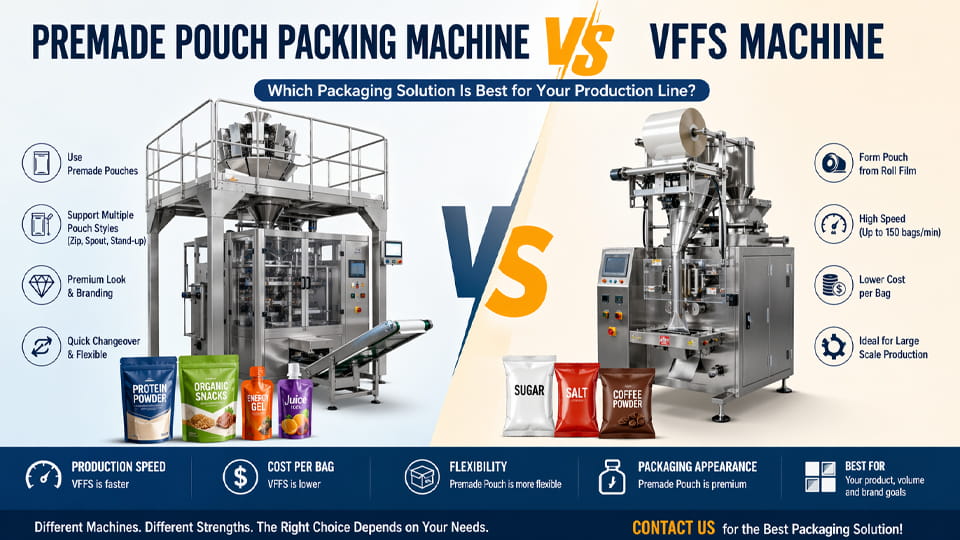Premade Pouch Packing Machine vs VFFS