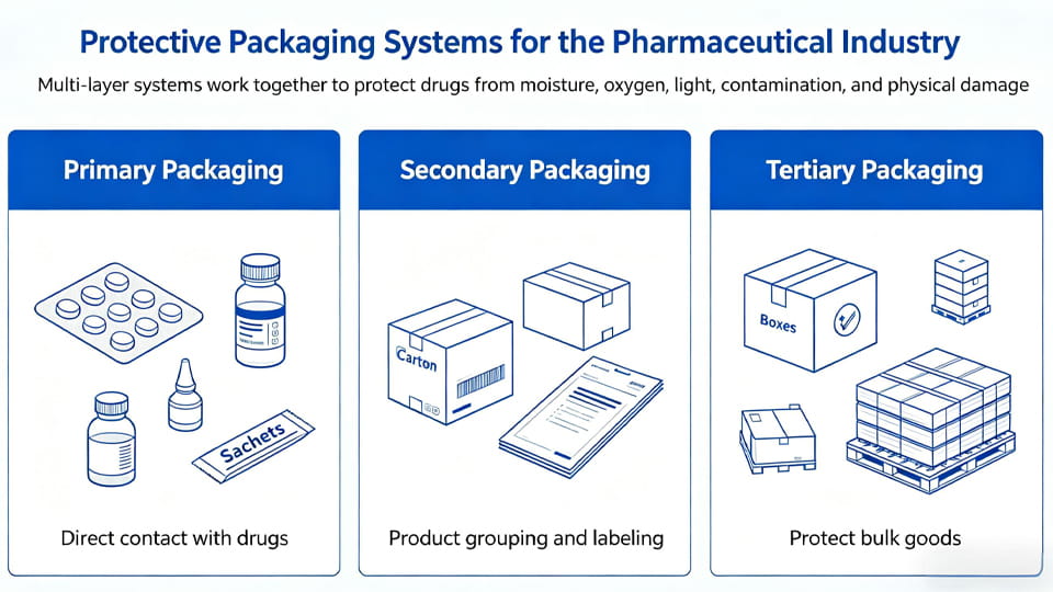 Protective Packaging Systems for the Pharmaceutical Industry