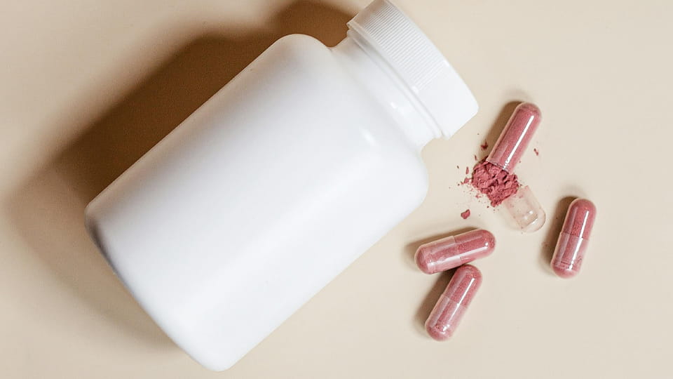 divided Pullulan capsule with bottle