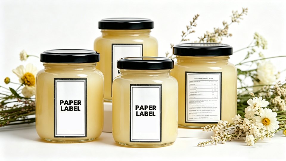 front and back sides label