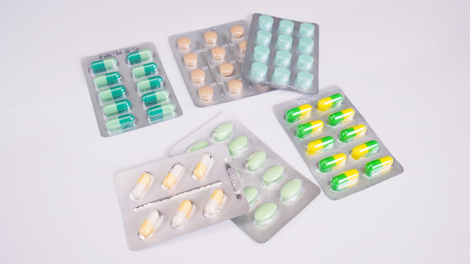 tablets and capsules blister packs