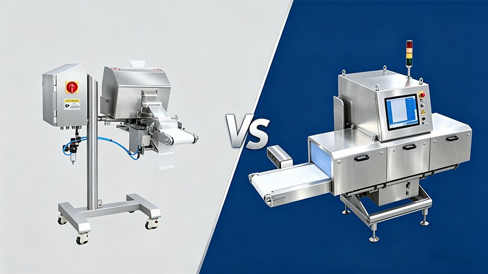 x ray vs metal detector