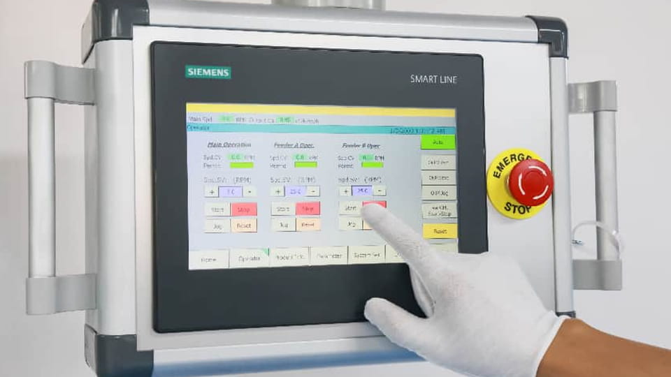 Adjusting PLC parameters