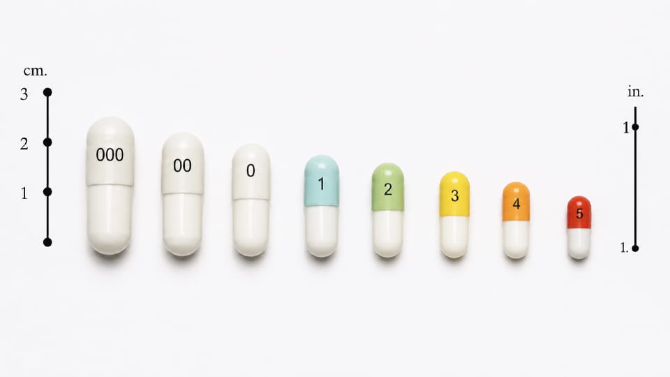 Capsule Size chart