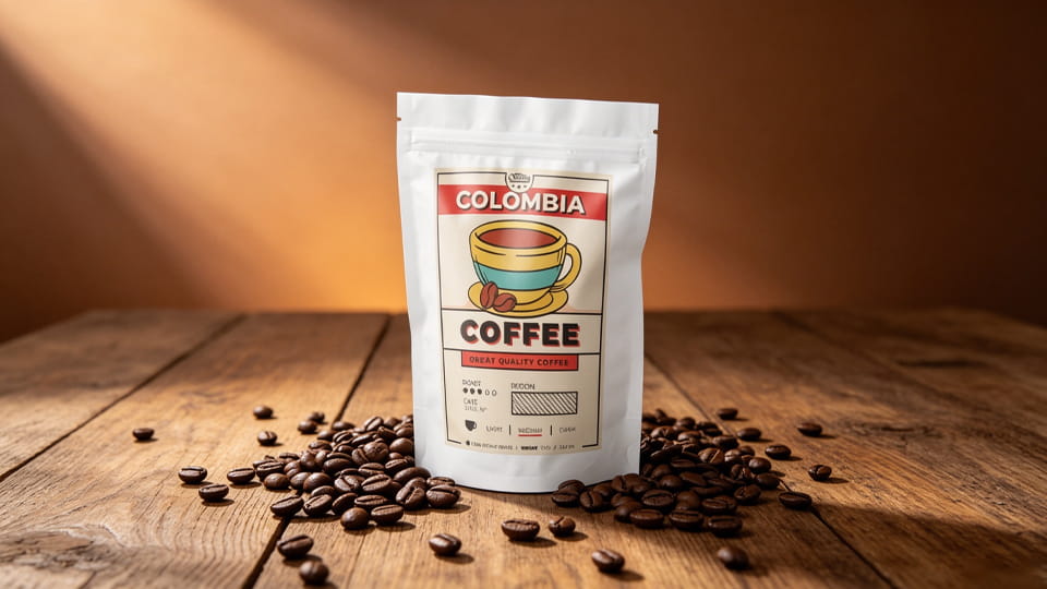 Coffee Packaging in Stand-Up Pouche