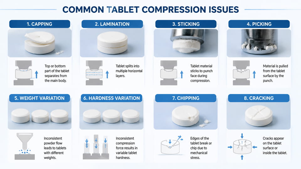 Common Tablet Compression Issues