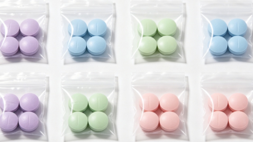 Sugar Coated Tablets in Individual Bags for Daily Usage