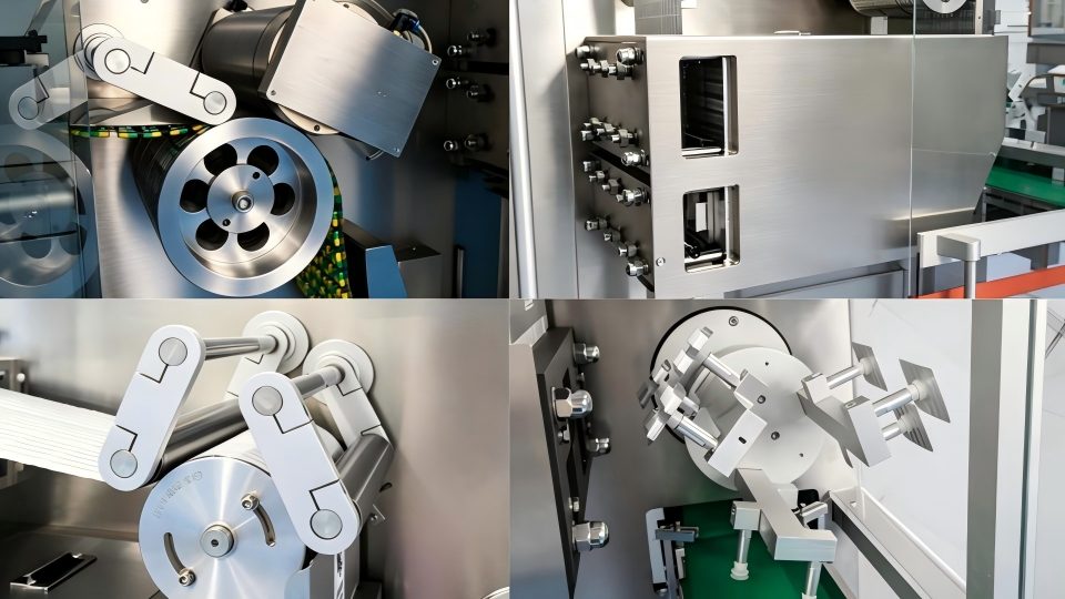 JL-DPH-270Max Servo Heat Sealing Station, Punching Station, Robot Station, and Punching Traction