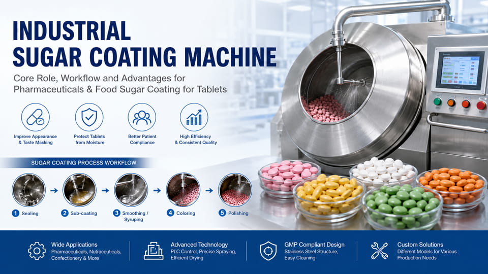 Industrial Sugar Coating Machine