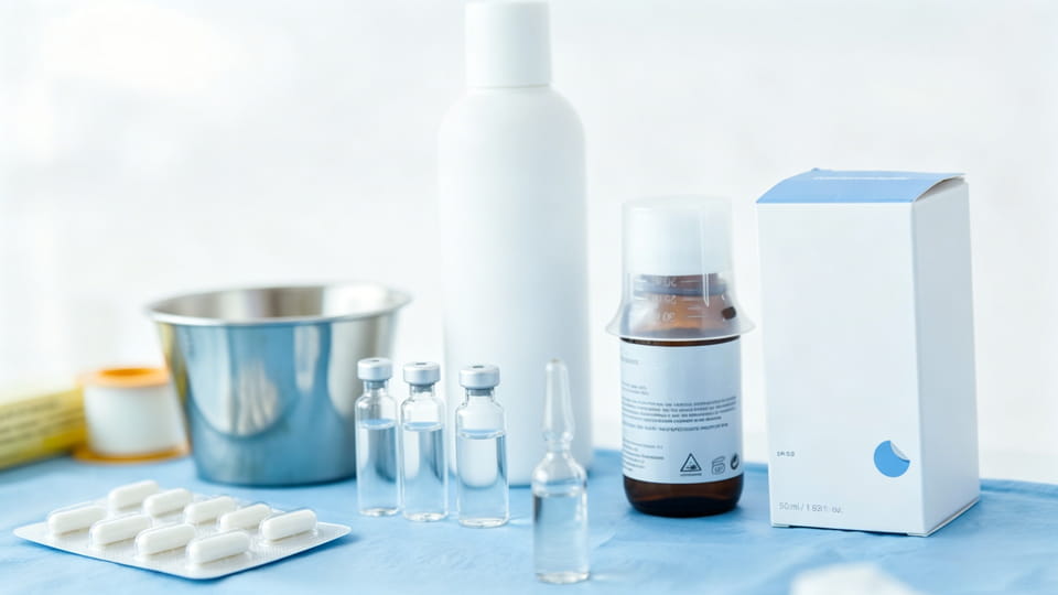 Pharmaceutical Packaging blister packs, glass plastic bottle vials ampoules