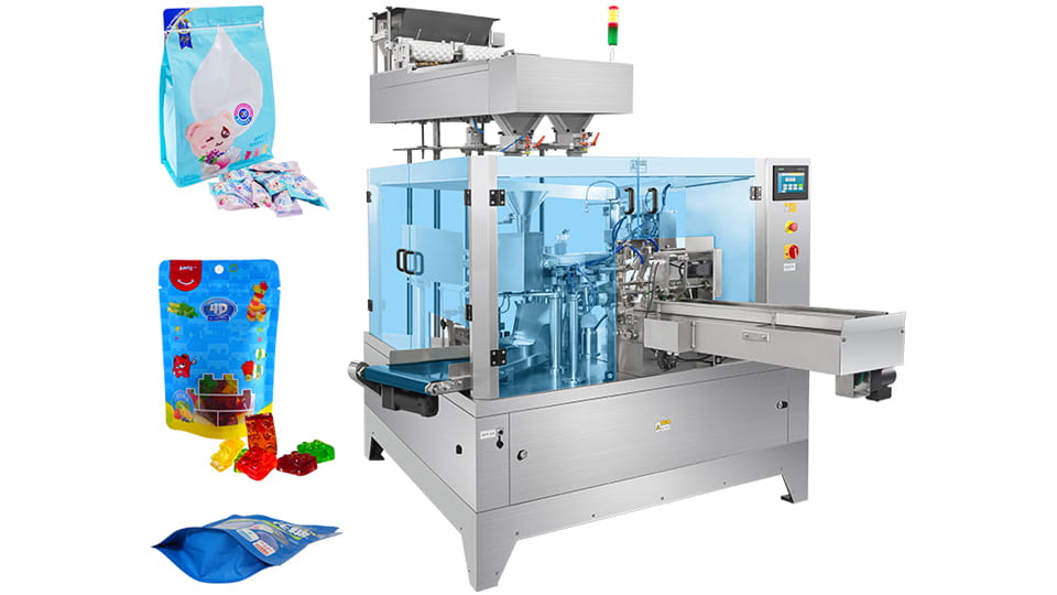 Rotary Premade Zipper Pouch Packing Machine