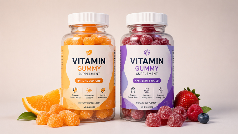 Vitamin Gummies supplements in candy form