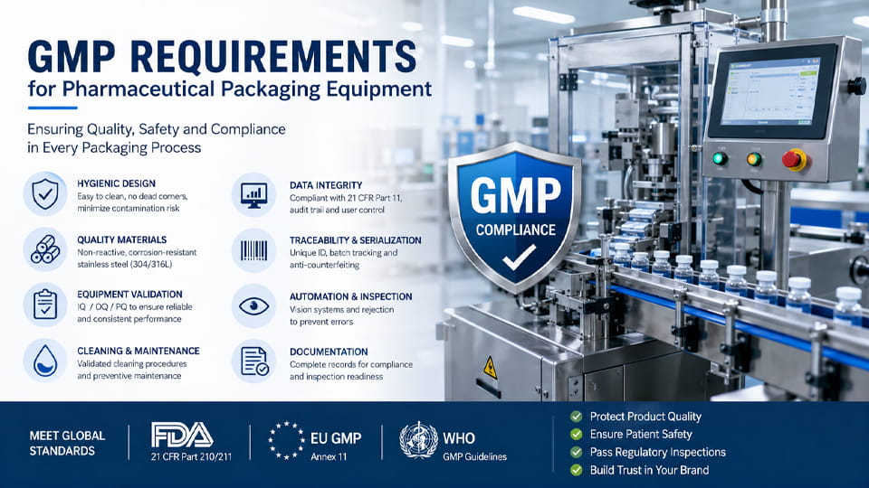 What Are the GMP Requirements for Pharma Packaging Equipment