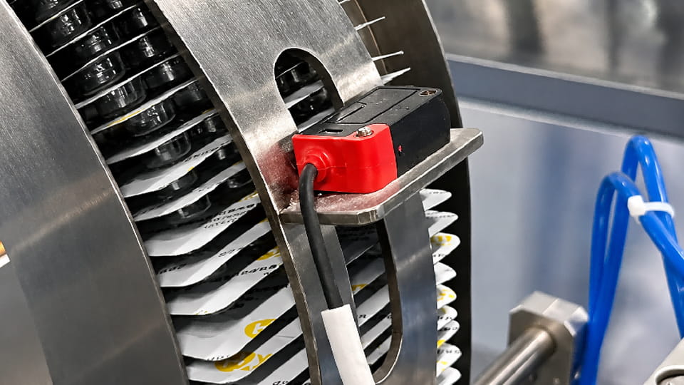 detection completed through sensors and electrical control