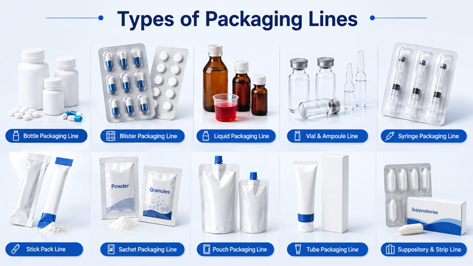 types of Packaging Line