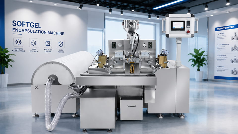 Actual photo of a Softgel Encapsulation Machine
