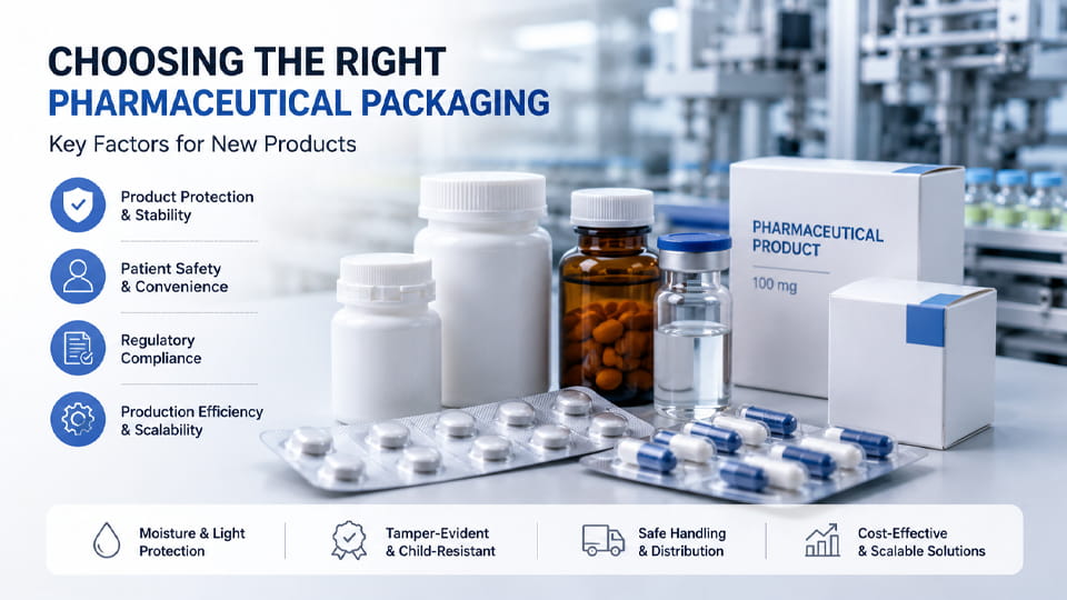 Choosing Packaging for New Pharmaceutical Product