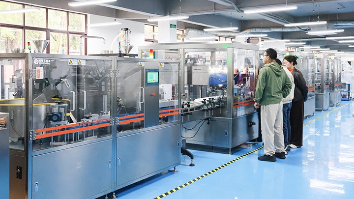 Desiccant Inserter in counting line