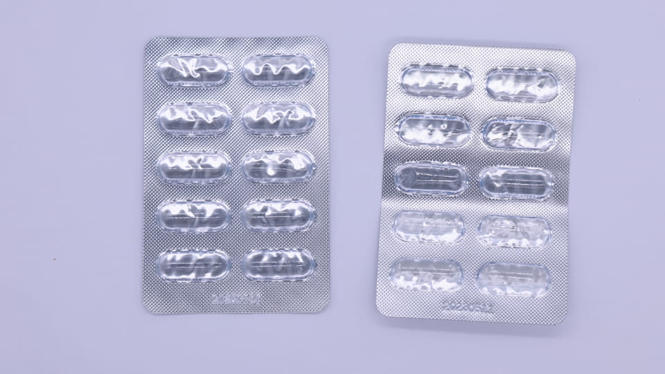 Finished blisters with no tablet or capsule inside a cavity