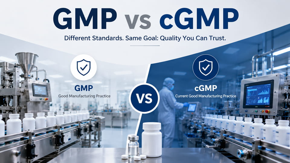 GMP vs cGMP