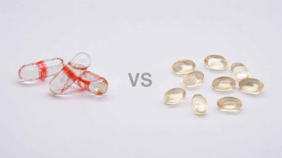 Liquid-Filled Hard Capsules vs Softgels
