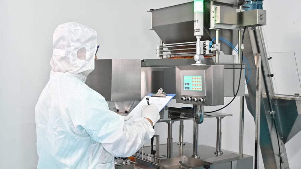 Staff audited the pharmaceutical machinery