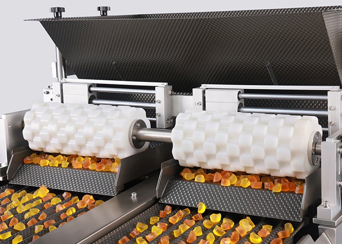 anti clumping system in gummy counter