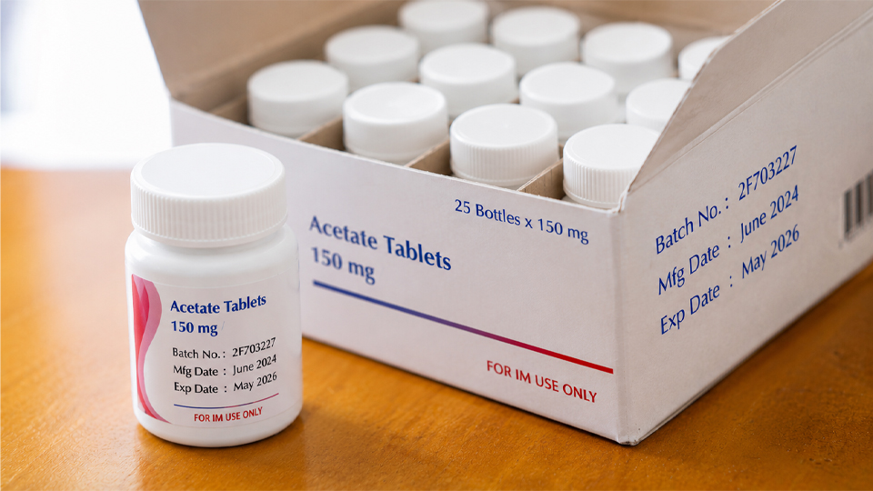Batch Numbers on carton and pill bottles