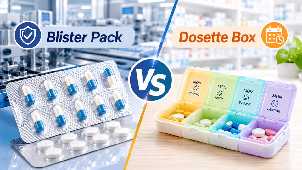 Blister Pack vs Dosette Box