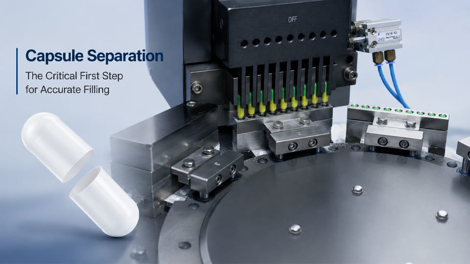 Capsule separation is the first tep for capsule filling