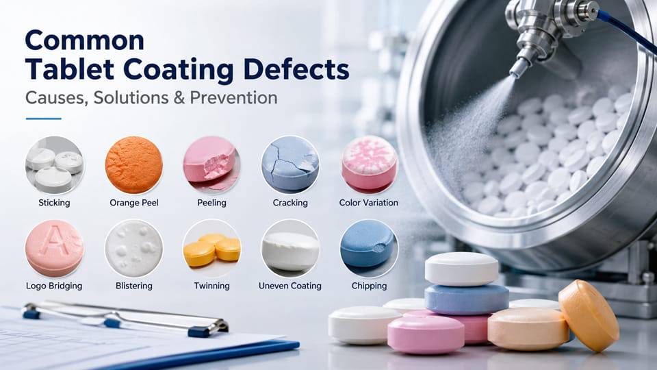 Common Tablet Coating Defects