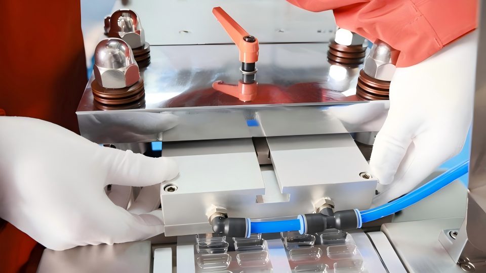 Jinlu Packing Machinery Forming Station Pull-Out Slot - Integrated Design