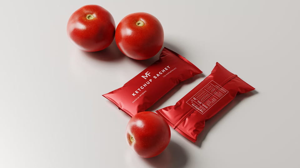 Ketchup sachet