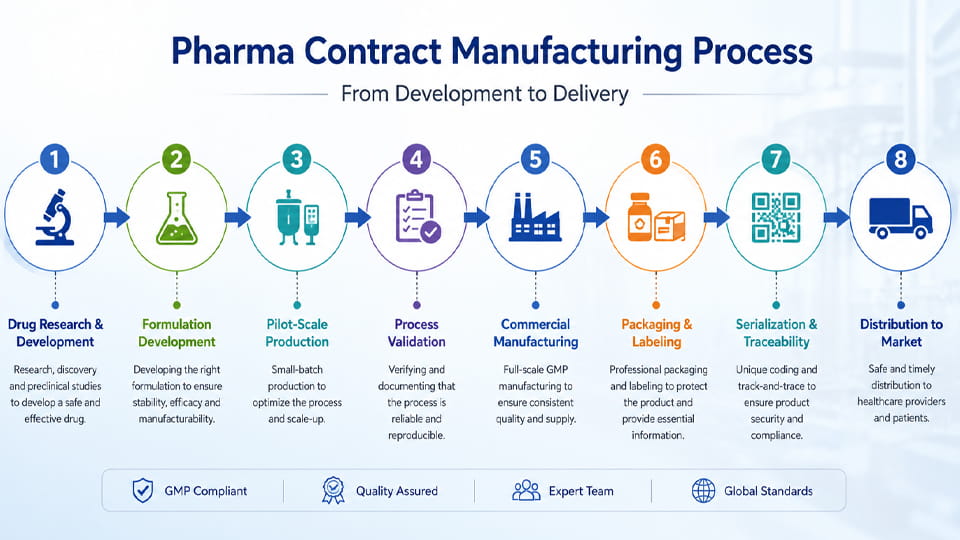 Pharma Contract Manufacturing Process