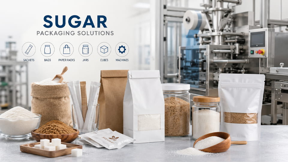 Sugar Packaging-Types, Przybory, and Machines