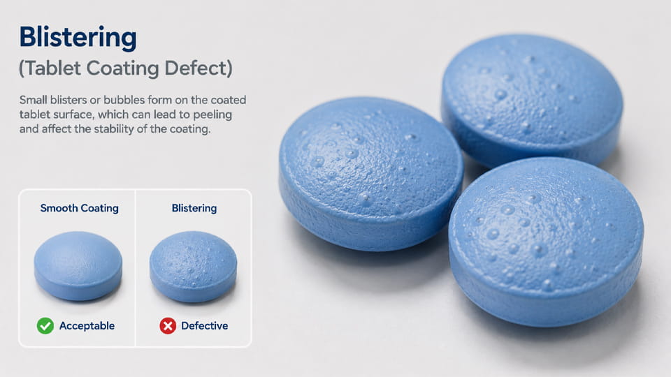 Tablet Coating Defect-Blistering