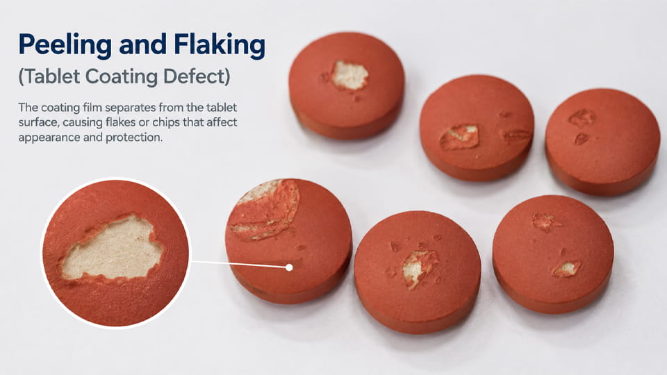 Tablet Coating Peeling and Flaking