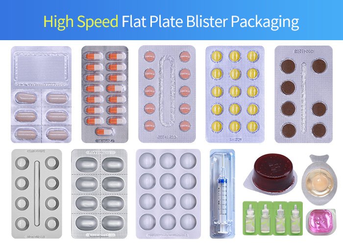 high speed flat plate blister packaging
