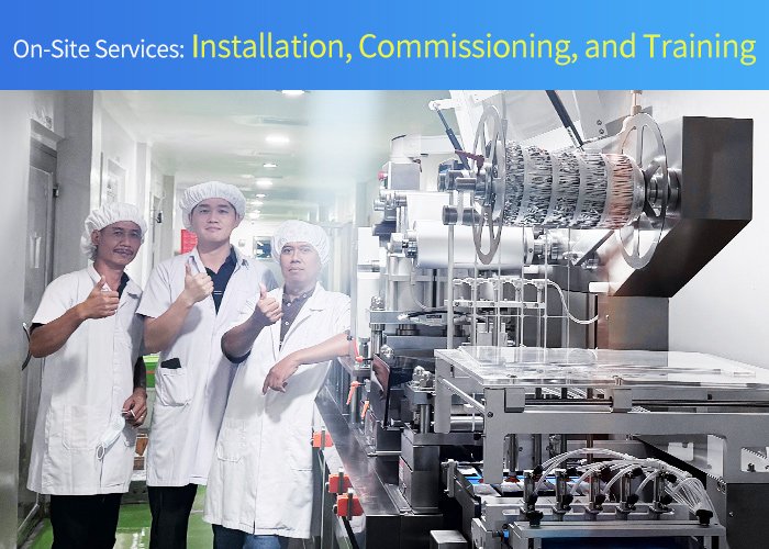 onsite service of blister machine
